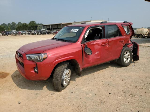 JTEEU5JR8M5234511 - 2021 TOYOTA 4RUNNER SR5 RED photo 1