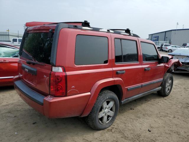 1J8HG48K76C338605 - 2006 JEEP COMMANDER RED photo 3