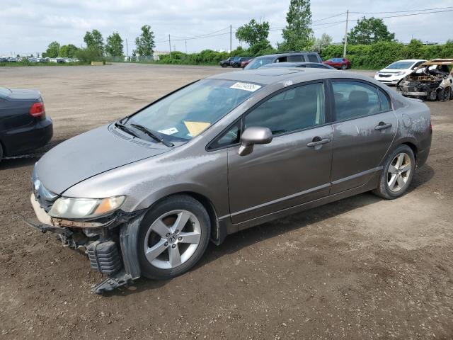 2HGFA16649H028001 - 2009 HONDA CIVIC LX-S GRAY photo 1
