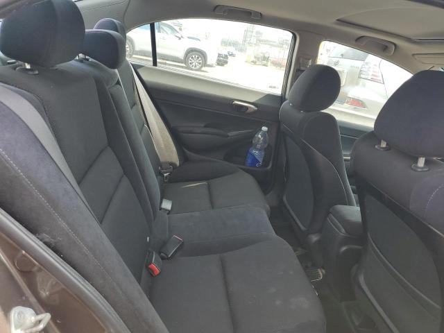 2HGFA16649H028001 - 2009 HONDA CIVIC LX-S GRAY photo 10