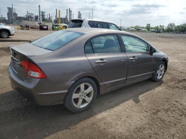 2HGFA16649H028001 - 2009 HONDA CIVIC LX-S GRAY photo 3