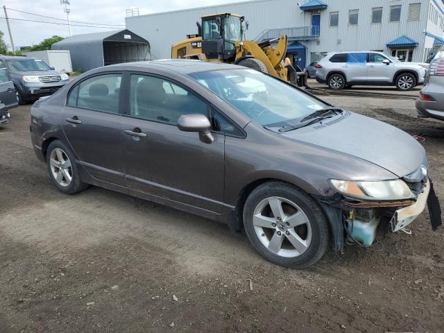 2HGFA16649H028001 - 2009 HONDA CIVIC LX-S GRAY photo 4