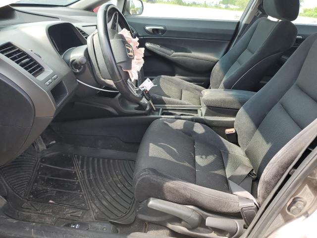 2HGFA16649H028001 - 2009 HONDA CIVIC LX-S GRAY photo 7