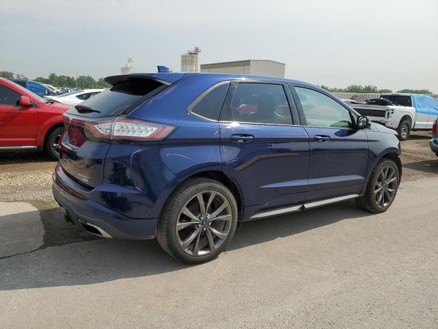 2FMPK4AP4GBC21388 - 2016 FORD EDGE SPORT BLUE photo 3