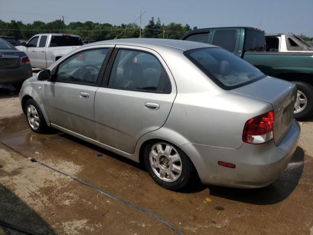 KL1TD52635B349480 - 2005 CHEVROLET AVEO BASE ვერცხლისფერი ფოტო 2