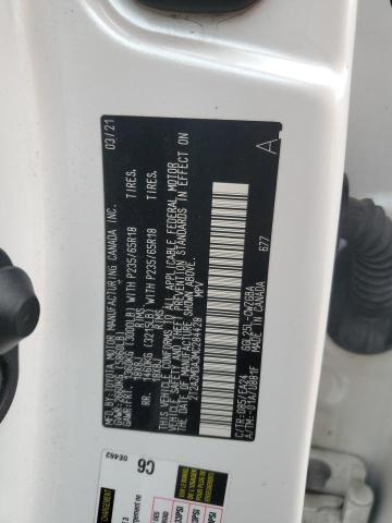 2T2AZMDA3MC284428 - 2021 LEXUS RX 350 BASE WHITE photo 12