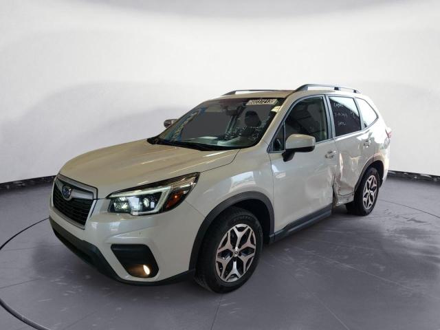 JF2SKAJCXMH457649 - 2021 SUBARU FORESTER PREMIUM WHITE photo 1