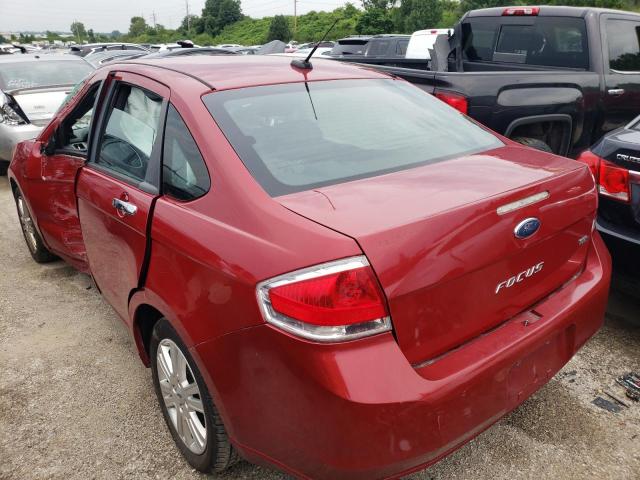 1FAHP3HN6AW207867 - 2010 FORD FOCUS SEL RED photo 2