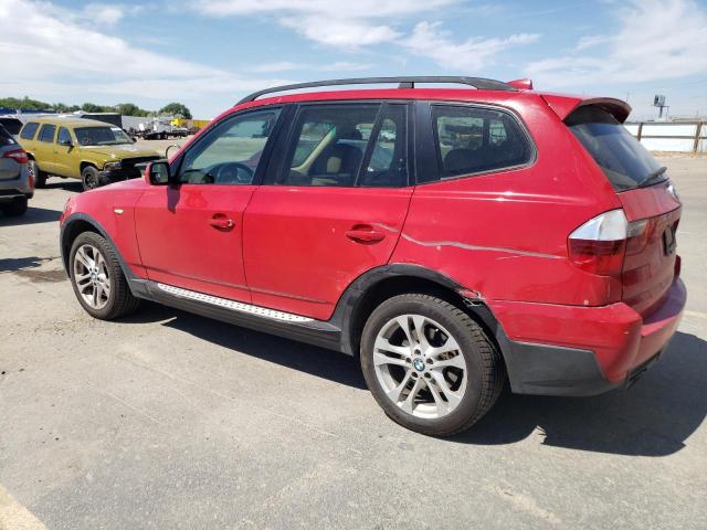 WBXPC93458WJ03404 - 2008 BMW X3 3.0SI RED photo 2