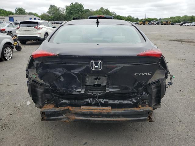 2HGFC2F72HH510859 - 2017 HONDA CIVIC EX BLACK photo 6