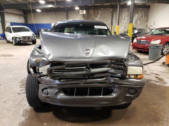 1D7HG38NX4S535787 - 2004 DODGE DAKOTA QUAD SPORT GRAY photo 5