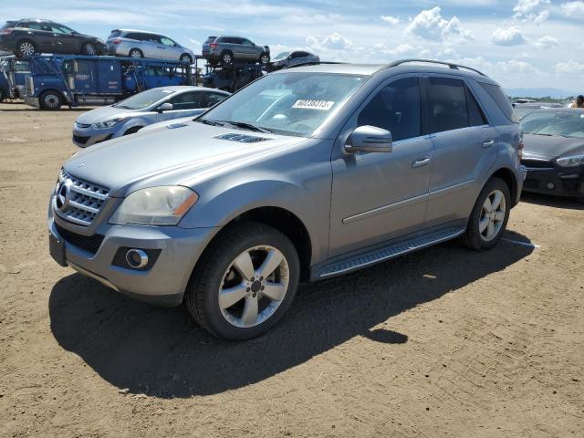 4JGBB8GB0BA746899 - 2011 MERCEDES-BENZ ML 350 4MATIC SILVER photo 1