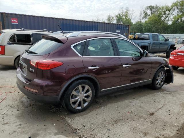 JN1AJ0HR7BM854812 - 2011 INFINITI EX35 BASE BURGUNDY photo 3