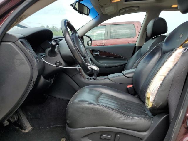 JN1AJ0HR7BM854812 - 2011 INFINITI EX35 BASE BURGUNDY photo 7