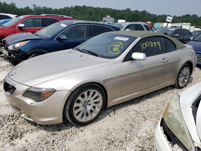 WBAEK73454B320090 - 2004 BMW 645 CI AUTOMATIC BEIGE photo 1