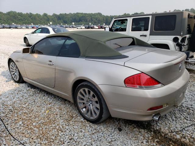 WBAEK73454B320090 - 2004 BMW 645 CI AUTOMATIC BEIGE photo 2