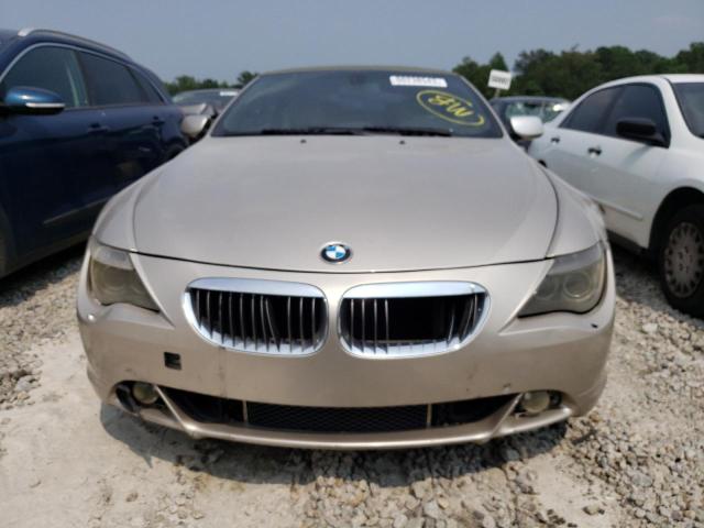 WBAEK73454B320090 - 2004 BMW 645 CI AUTOMATIC BEIGE photo 5