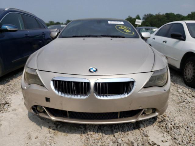 WBAEK73454B320090 - 2004 BMW 645 CI AUTOMATIC BEIGE photo 5