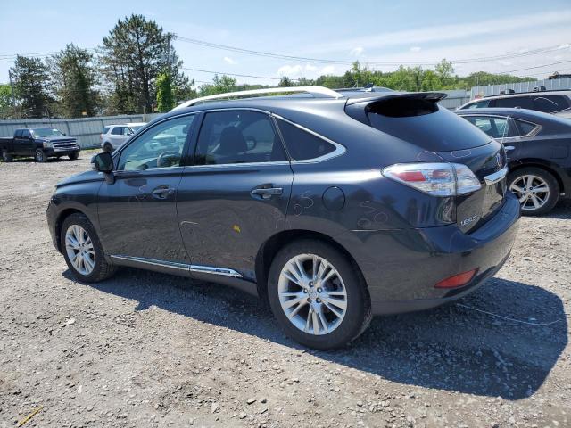 JTJBC1BA6A2400482 - 2010 LEXUS RX 450 CHARCOAL photo 2