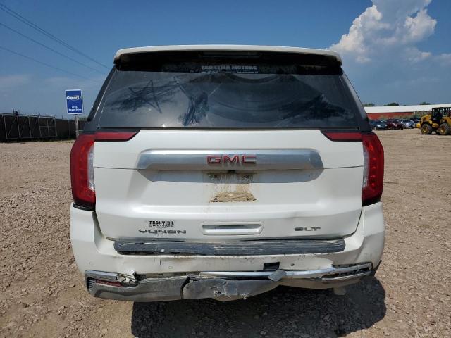 1GKS2GKD5NR176562 - 2022 GMC YUKON XL K1500 SLT WHITE photo 6