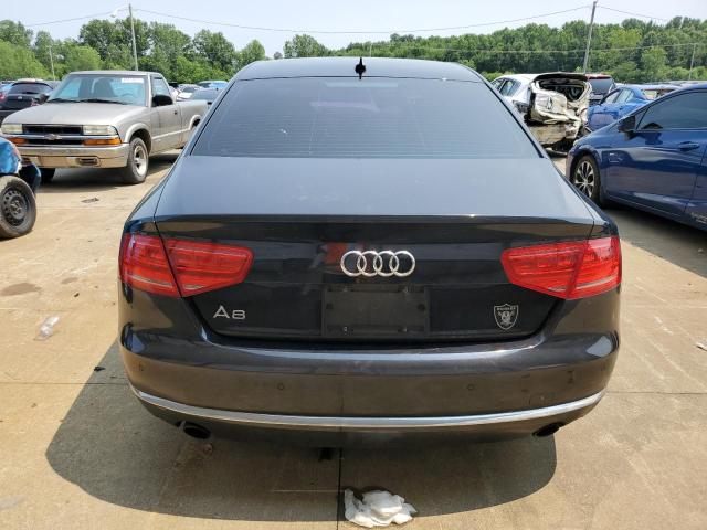 WAUAGAFD3DN001374 - 2013 AUDI A8 QUATTRO BLACK photo 6