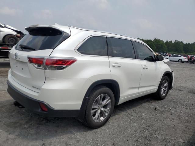 5TDJKRFH2FS087230 - 2015 TOYOTA HIGHLANDER XLE WHITE photo 3