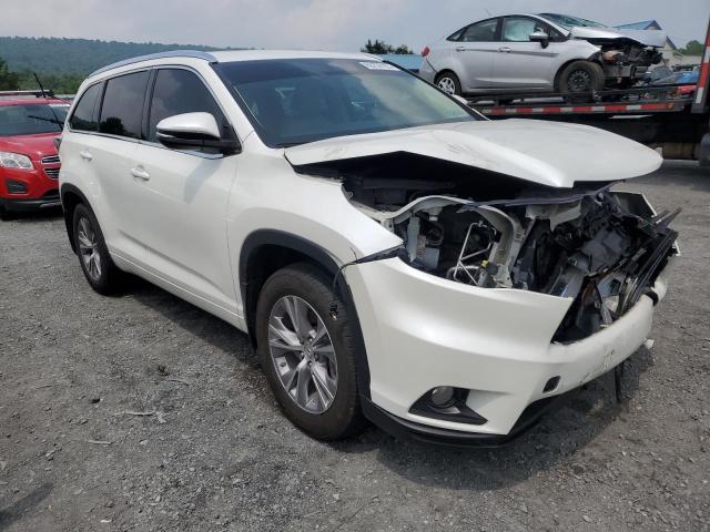 5TDJKRFH2FS087230 - 2015 TOYOTA HIGHLANDER XLE WHITE photo 4