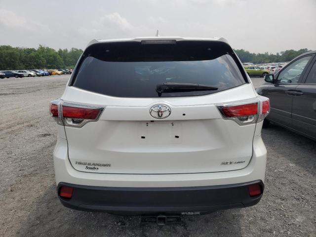 5TDJKRFH2FS087230 - 2015 TOYOTA HIGHLANDER XLE WHITE photo 6