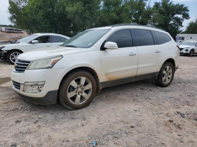 1GNKVJKD4FJ140739 - 2015 CHEVROLET TRAVERSE LTZ WHITE photo 1