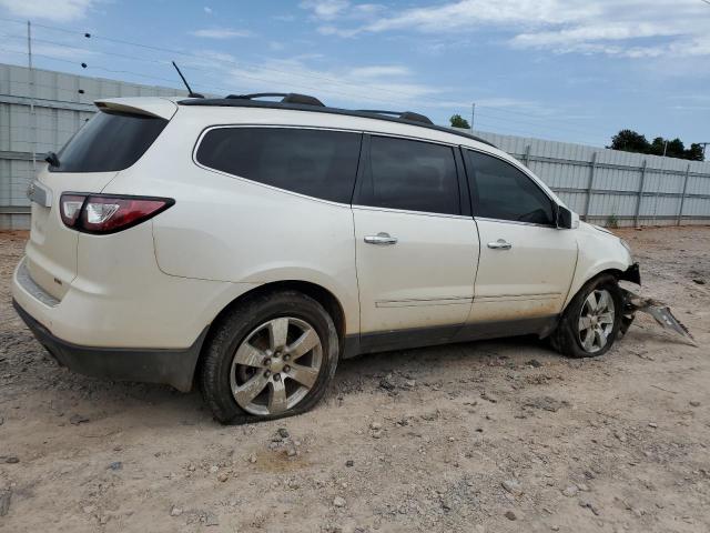 1GNKVJKD4FJ140739 - 2015 CHEVROLET TRAVERSE LTZ WHITE photo 3