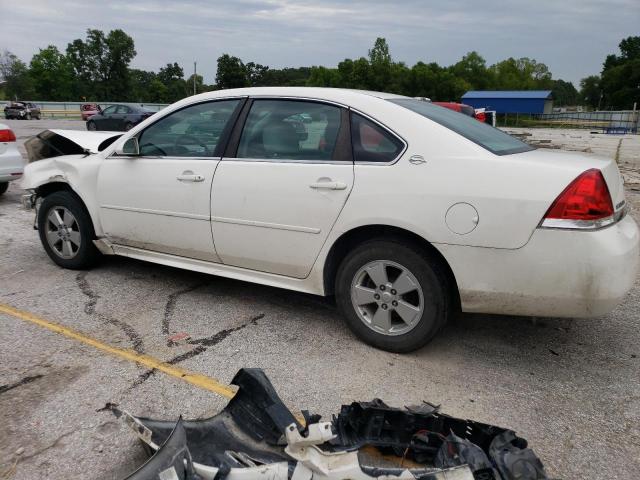 2G1WT57KX91229284 - 2009 CHEVROLET IMPALA 1LT WHITE photo 2