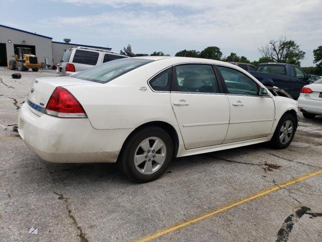 2G1WT57KX91229284 - 2009 CHEVROLET IMPALA 1LT WHITE photo 3