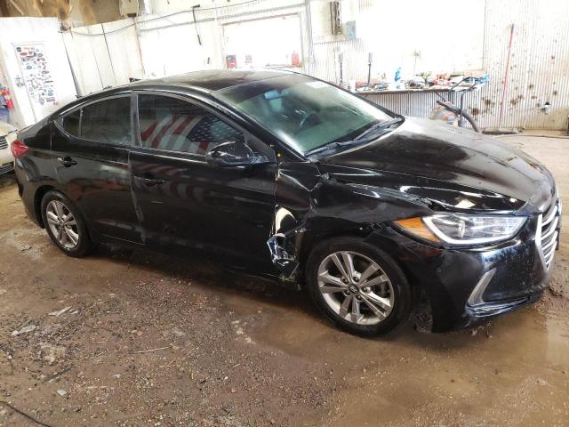 KMHD84LF8HU238776 - 2017 HYUNDAI ELANTRA SE BLACK photo 4