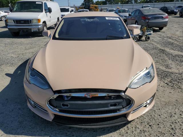 5YJSA1CN6DFP03404 - 2013 TESLA MODEL S 棕色 照片 5