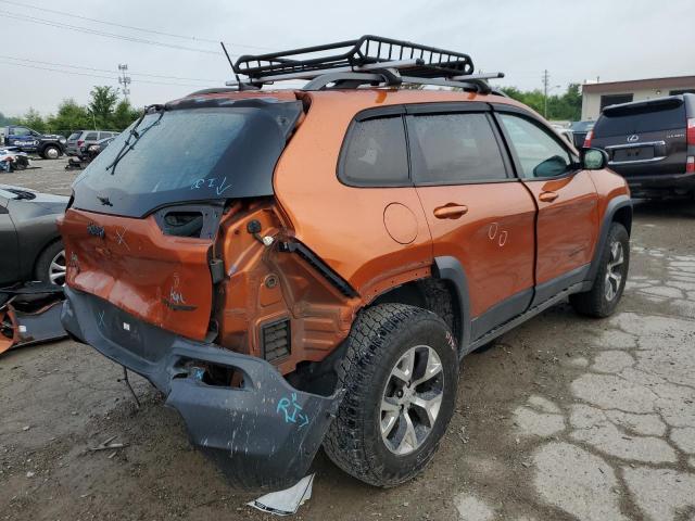 1C4PJMBS2FW635440 - 2015 JEEP CHEROKEE TRAILHAWK ORANGE photo 3