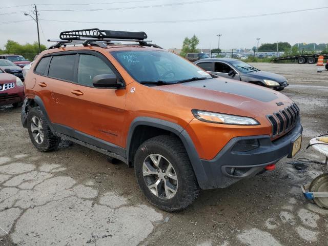 1C4PJMBS2FW635440 - 2015 JEEP CHEROKEE TRAILHAWK ORANGE photo 4