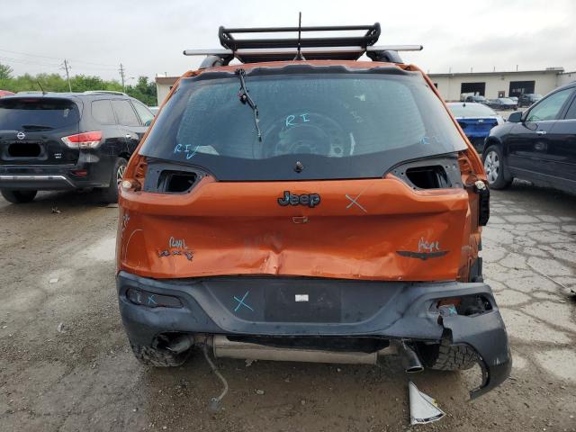 1C4PJMBS2FW635440 - 2015 JEEP CHEROKEE TRAILHAWK ORANGE photo 6