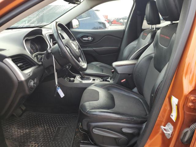 1C4PJMBS2FW635440 - 2015 JEEP CHEROKEE TRAILHAWK ORANGE photo 7