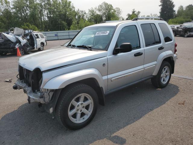 1J4GL58K85W632011 - 2005 JEEP LIBERTY LIMITED SILVER photo 1