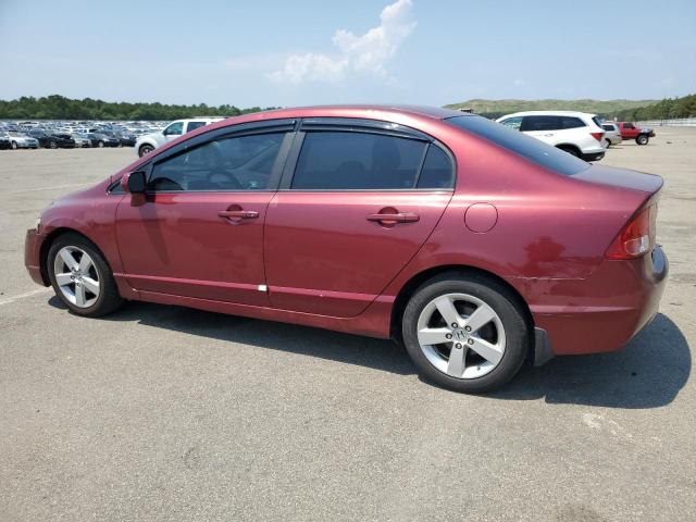 1HGFA16808L053075 - 2008 HONDA CIVIC EX BURGUNDY photo 2