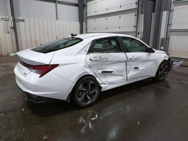 KMHLN4AJ6PU067844 - 2023 HYUNDAI ELANTRA LIMITED WHITE photo 3