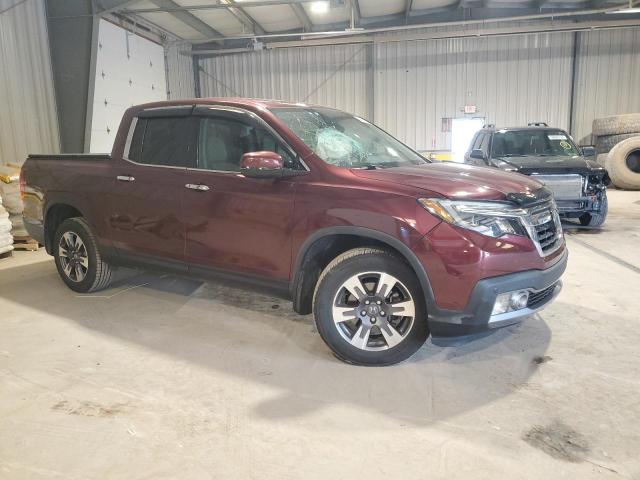 5FPYK3F71KB030445 - 2019 HONDA RIDGELINE RTL BURGUNDY photo 4