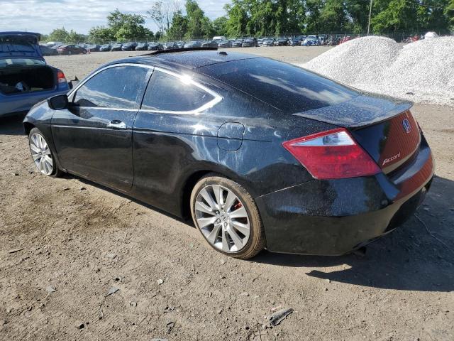 1HGCS22868A015499 - 2008 HONDA ACCORD EXL BLACK photo 2