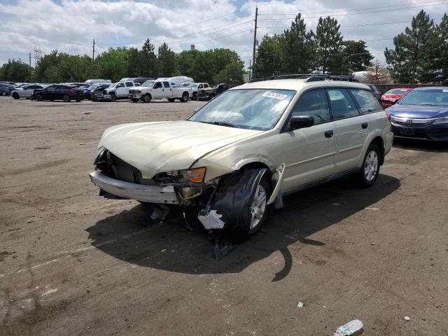 4S4BP61C557363730 - 2005 SUBARU LEGACY OUTBACK 2.5I GREEN photo 1