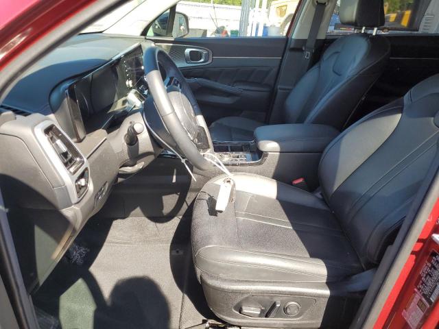 5XYRKDLF0NG137126 - 2022 KIA SORENTO SX RED photo 7