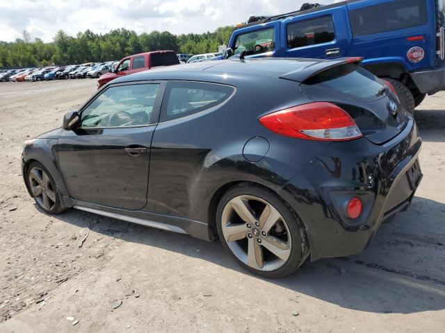 KMHTC6AE9DU173625 - 2013 HYUNDAI VELOSTER TURBO BLACK photo 2