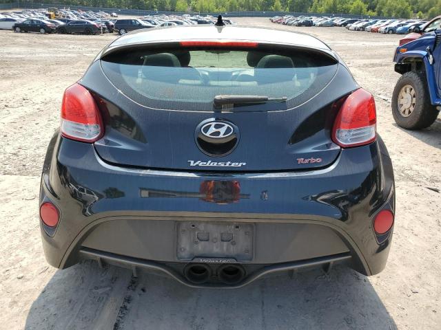 KMHTC6AE9DU173625 - 2013 HYUNDAI VELOSTER TURBO BLACK photo 6