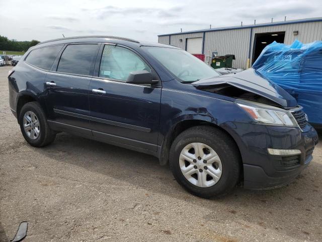 1GNKRFED0FJ193614 - 2015 CHEVROLET TRAVERSE LS BLUE photo 4