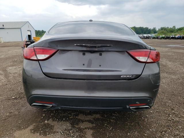 1C3CCCBB6FN753195 - 2015 CHRYSLER 200 S GRAY photo 6