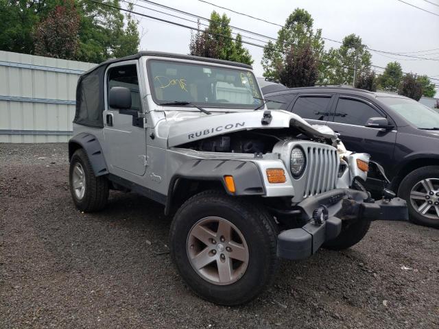 1J4FA69S94P796544 - 2004 JEEP WRANGLER / RUBICON SILVER photo 4